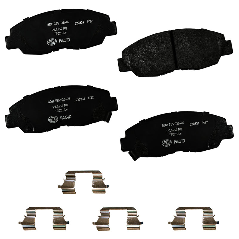HELLA Brakes Ceramic & Semi-Metallic DISC BRAKE PAD SET - 355035091