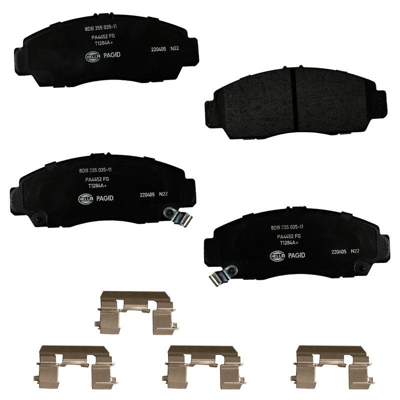 HELLA Brakes Ceramic & Semi-Metallic DISC BRAKE PAD SET - 355035111