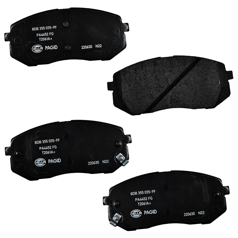 HELLA Brakes Ceramic & Semi-Metallic DISC BRAKE PAD SET - 355035991