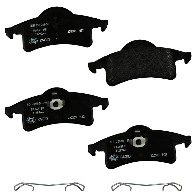HELLA Brakes Ceramic & Semi-Metallic DISC BRAKE PAD SET - 355041551