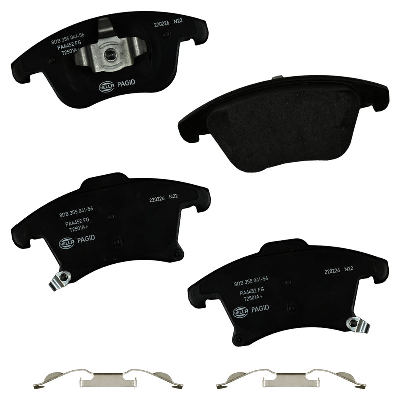 HELLA Brakes Ceramic & Semi-Metallic DISC BRAKE PAD SET - 355041561