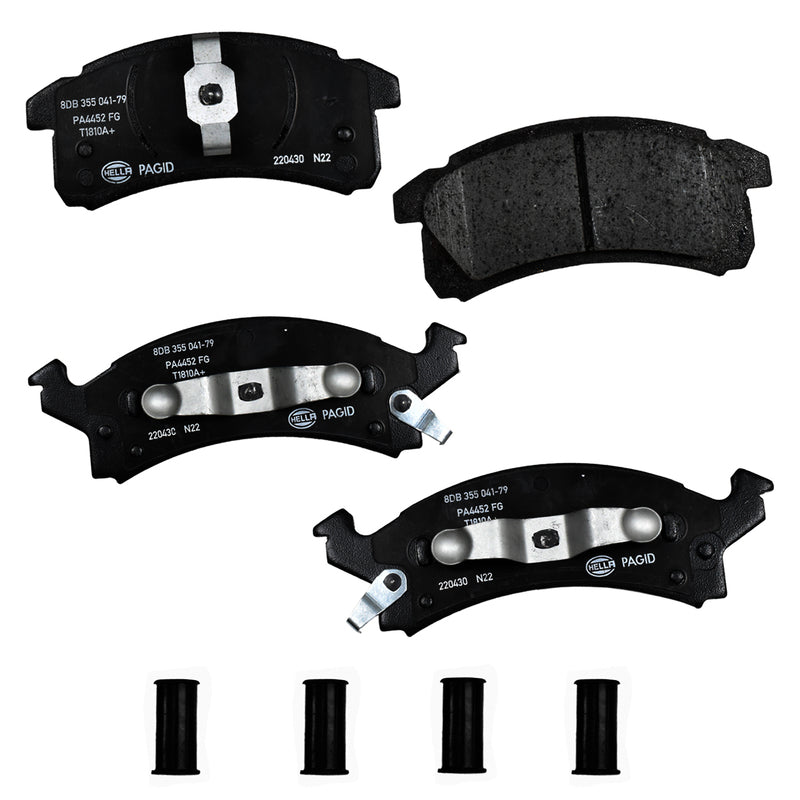 HELLA Brakes Ceramic & Semi-Metallic DISC BRAKE PAD SET - 355041791