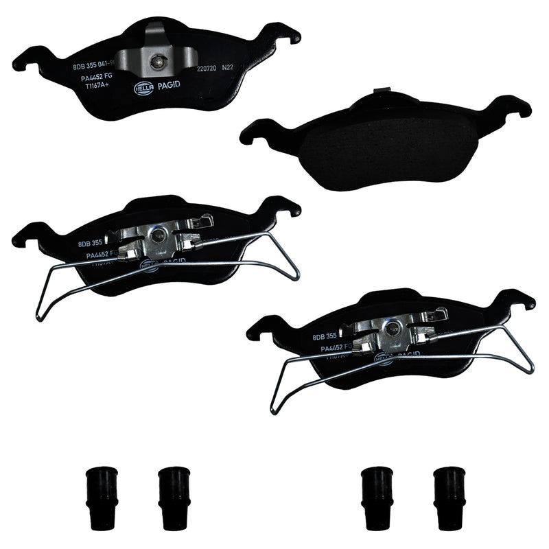HELLA Brakes Ceramic & Semi-Metallic DISC BRAKE PAD SET - 355041901