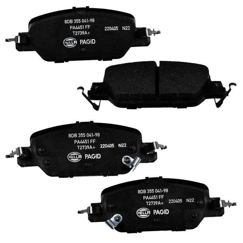 HELLA Brakes Ceramic & Semi-Metallic DISC BRAKE PAD SET - 355041981