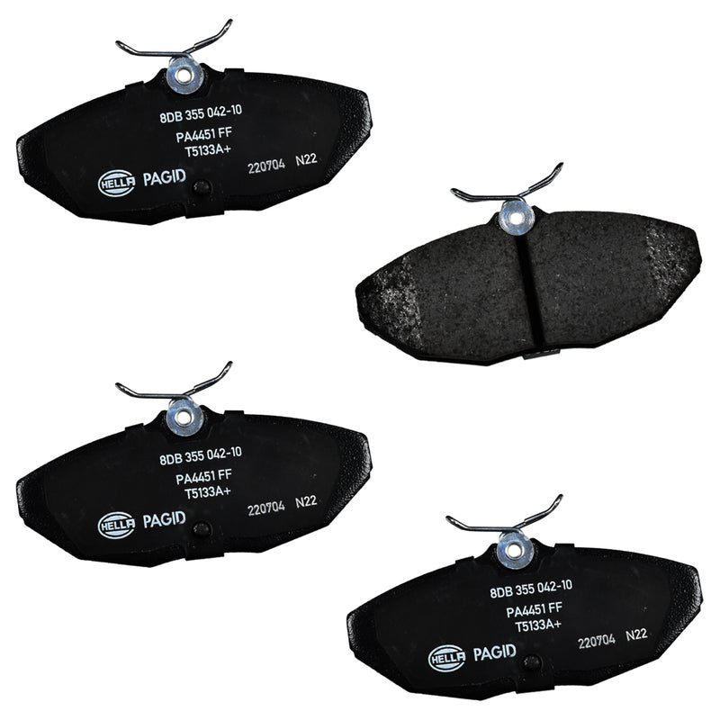 HELLA Brakes Ceramic & Semi-Metallic DISC BRAKE PAD SET - 355042101