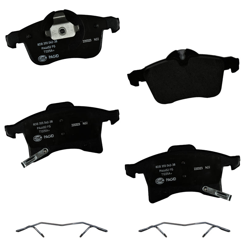 HELLA Brakes Ceramic & Semi-Metallic DISC BRAKE PAD SET - 355042381