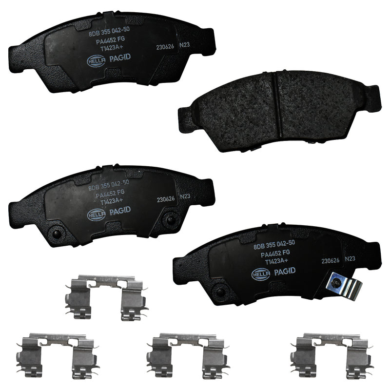 HELLA Brakes Ceramic & Semi-Metallic DISC BRAKE PAD SET - 355042501