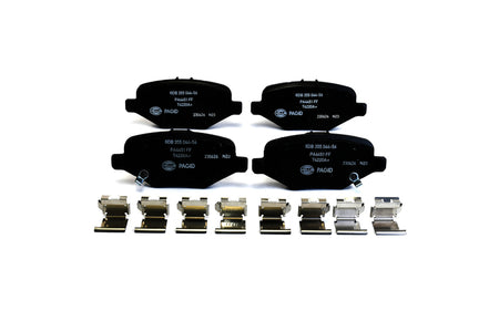 HELLA Brakes Ceramic & Semi-Metallic Disc Brake Pad Set - 355044561