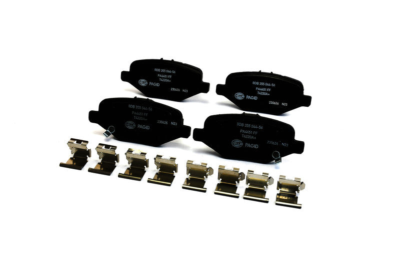 HELLA Brakes Ceramic & Semi-Metallic Disc Brake Pad Set - 355044561