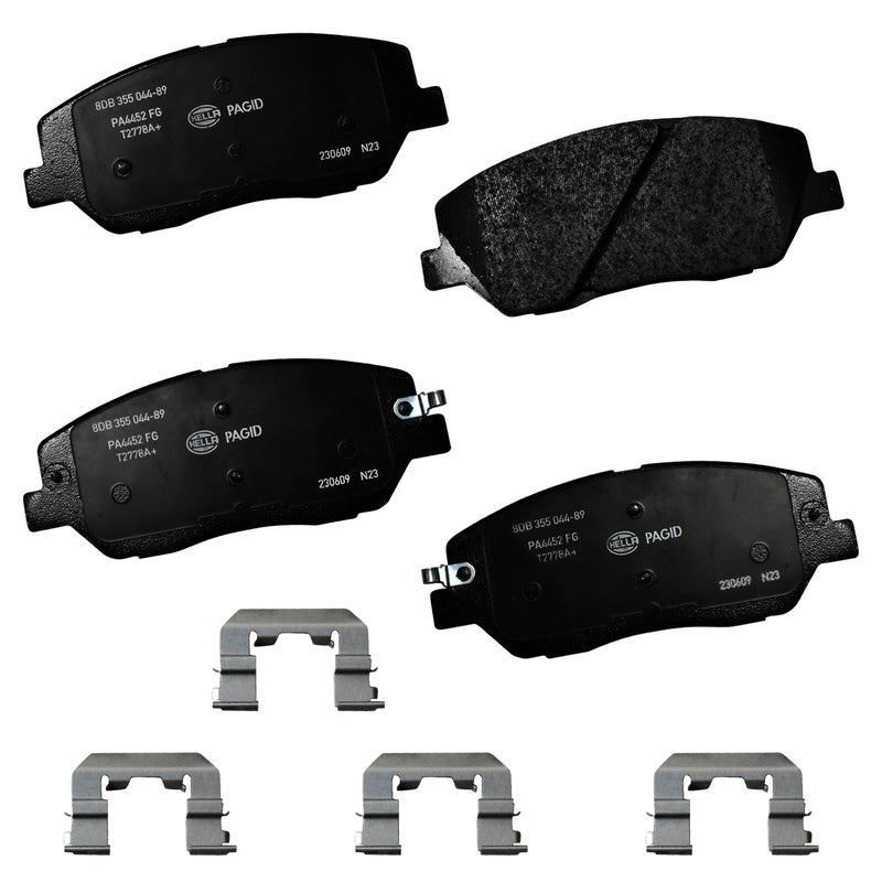HELLA Brakes Ceramic & Semi-Metallic Disc Brake Pad Set - 355044891