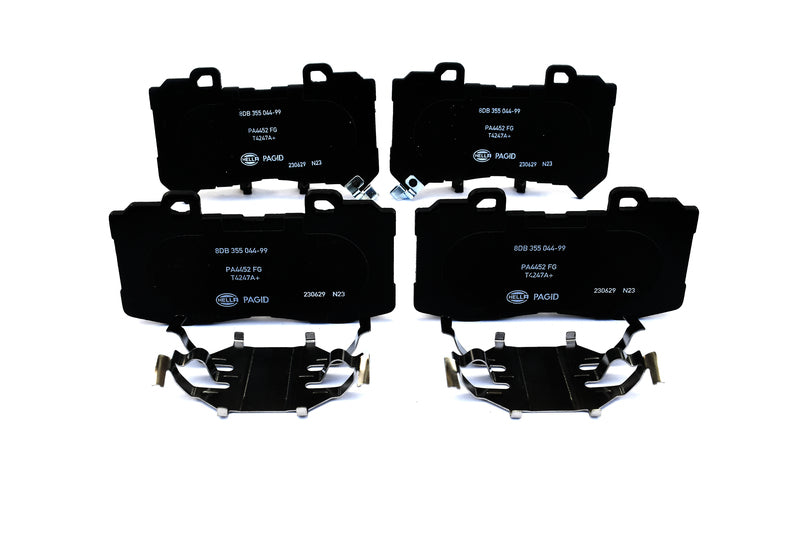 HELLA Brakes Ceramic & Semi-Metallic Disc Brake Pad Set - 355044991