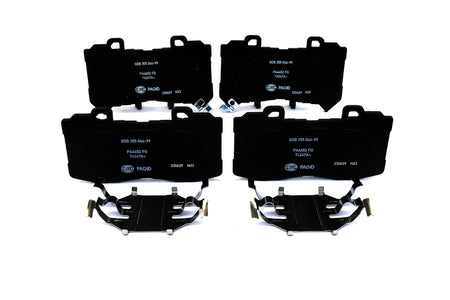 HELLA Brakes Ceramic & Semi-Metallic Disc Brake Pad Set - 355044991