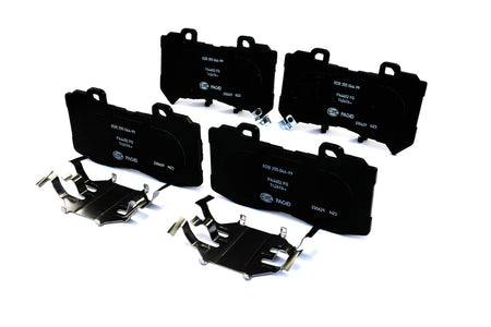 HELLA Brakes Ceramic & Semi-Metallic Disc Brake Pad Set - 355044991