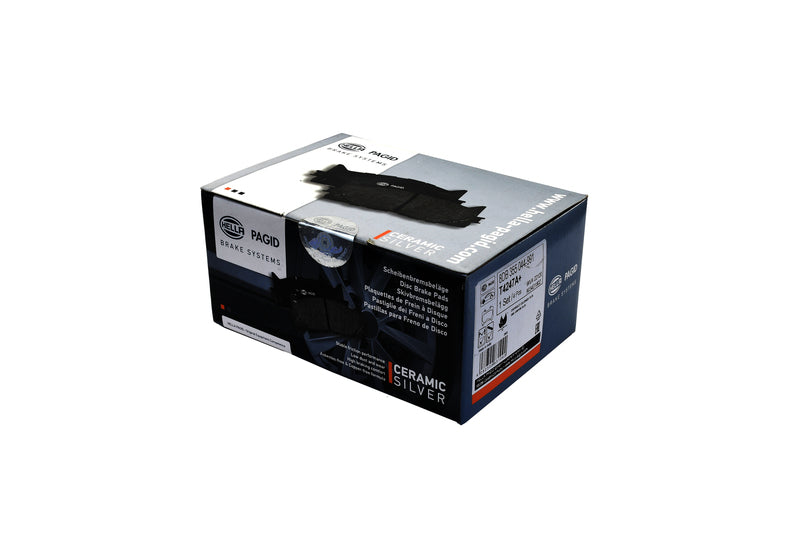 HELLA Brakes Ceramic & Semi-Metallic Disc Brake Pad Set - 355044991