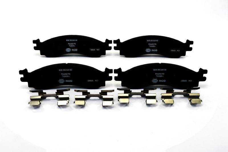 HELLA Brakes Ceramic & Semi-Metallic Disc Brake Pad Set - 355045821