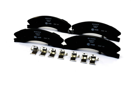 HELLA Brakes Ceramic & Semi-Metallic Disc Brake Pad Set - 355045861