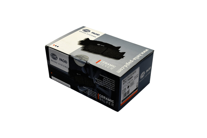 HELLA Brakes Ceramic & Semi-Metallic Disc Brake Pad Set - 355045861