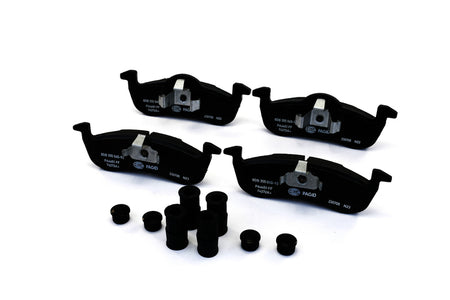 HELLA Brakes Ceramic & Semi-Metallic Disc Brake Pad Set - 355045921