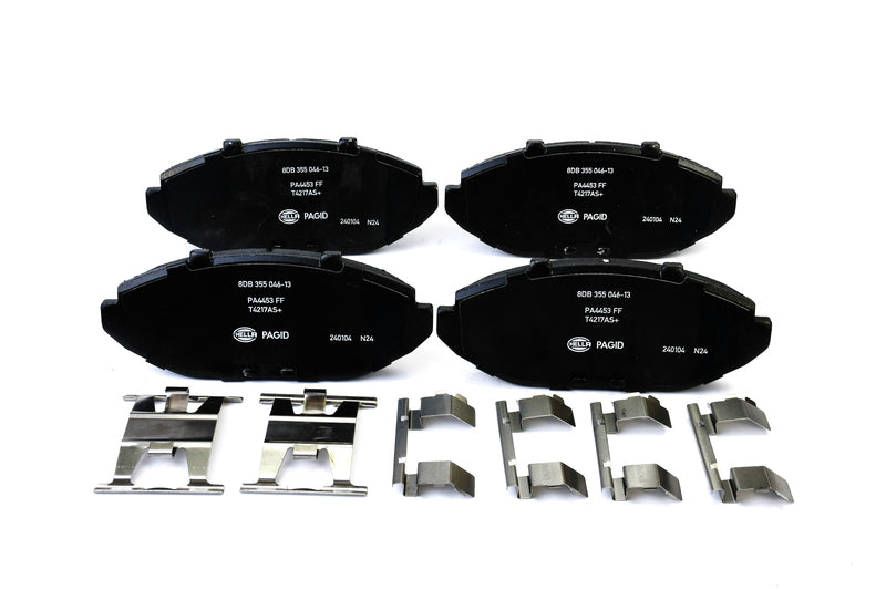 HELLA Brakes Ceramic & Semi-Metallic Disc Brake Pad Set - 355046131