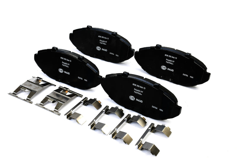 HELLA Brakes Ceramic & Semi-Metallic Disc Brake Pad Set - 355046131