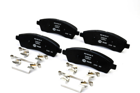 HELLA Brakes Ceramic & Semi-Metallic Disc Brake Pad Set - 355046141
