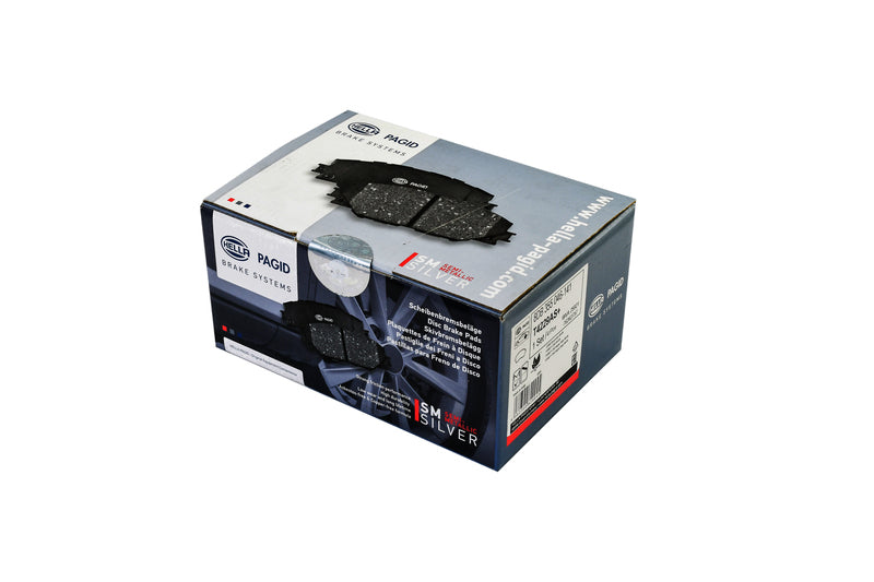 HELLA Brakes Ceramic & Semi-Metallic Disc Brake Pad Set - 355046141