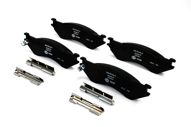 HELLA Brakes Ceramic & Semi-Metallic Disc Brake Pad Set - 355046211