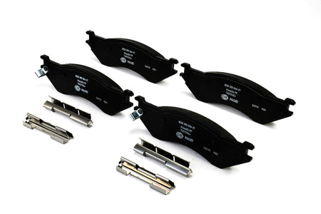 HELLA Brakes Ceramic & Semi-Metallic Disc Brake Pad Set - 355046211