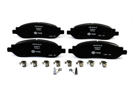 HELLA Brakes Ceramic & Semi-Metallic Disc Brake Pad Set - 355046301