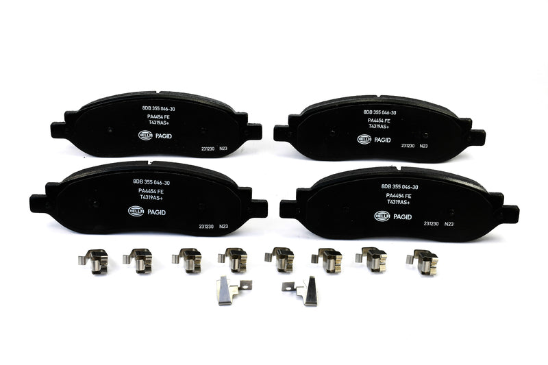 HELLA Brakes Ceramic & Semi-Metallic Disc Brake Pad Set - 355046301