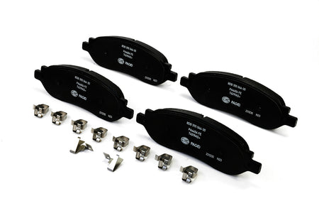 HELLA Brakes Ceramic & Semi-Metallic Disc Brake Pad Set - 355046301