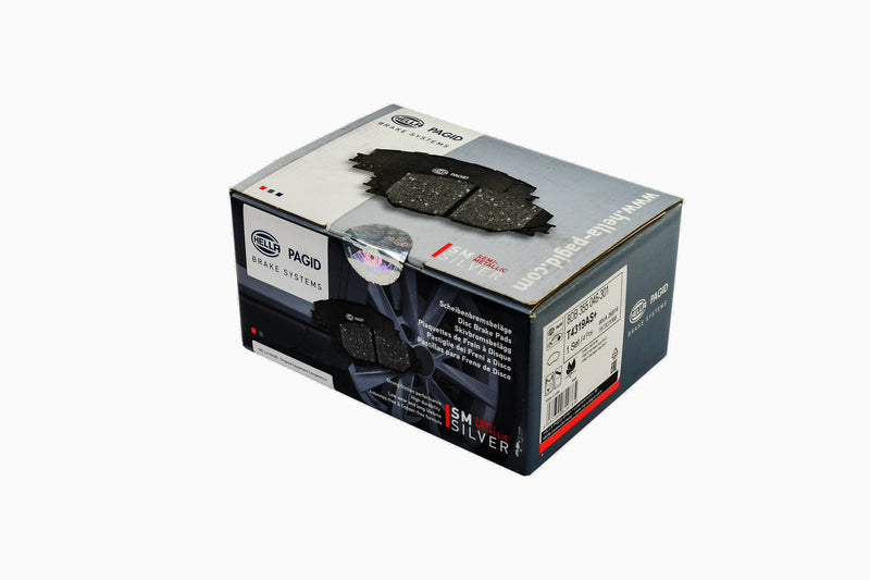 HELLA Brakes Ceramic & Semi-Metallic Disc Brake Pad Set - 355046301