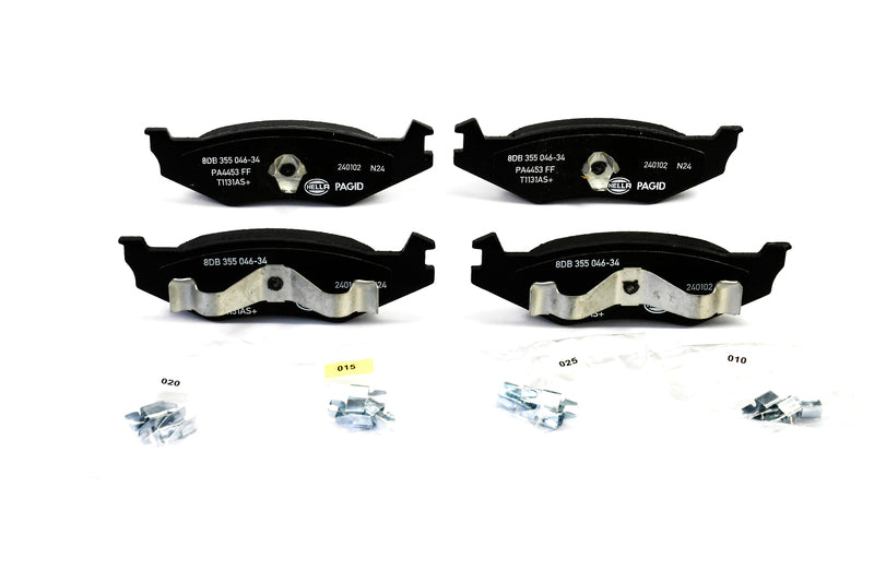 HELLA Brakes Ceramic & Semi-Metallic Disc Brake Pad Set - 355046341