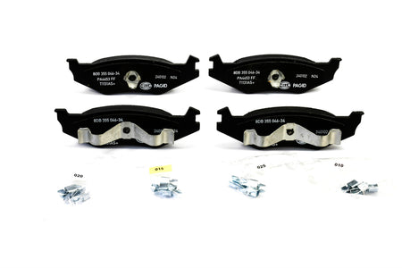 HELLA Brakes Ceramic & Semi-Metallic Disc Brake Pad Set - 355046341