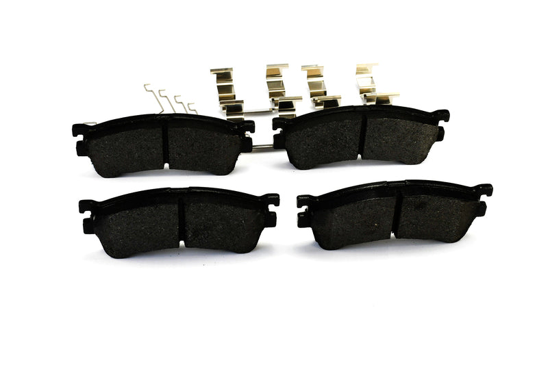 HELLA Brakes Ceramic & Semi-Metallic Disc Brake Pad Set - 355046381