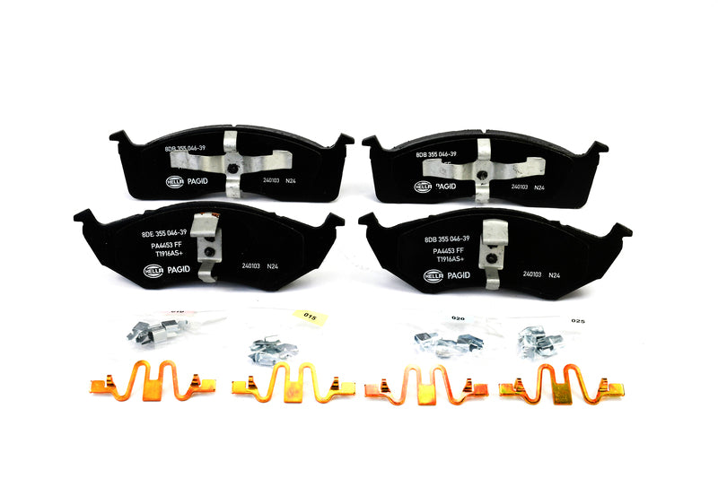 HELLA Brakes Ceramic & Semi-Metallic Disc Brake Pad Set - 355046391