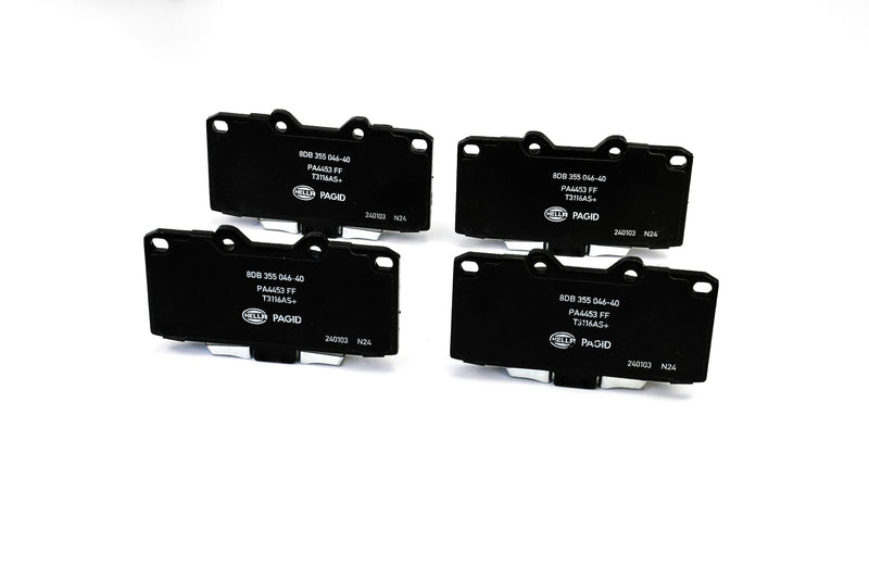 HELLA Brakes Ceramic & Semi-Metallic Disc Brake Pad Set - 355046401