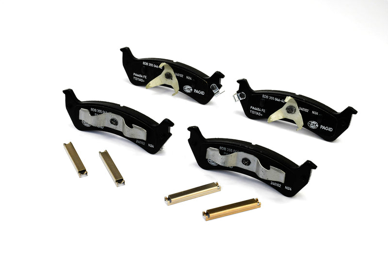 HELLA Brakes Ceramic & Semi-Metallic Disc Brake Pad Set - 355046421