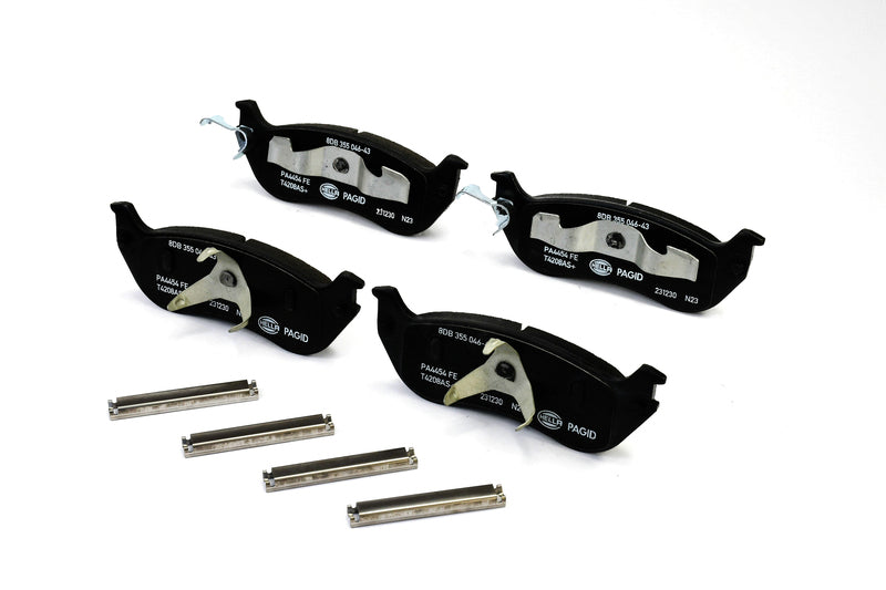 HELLA Brakes Ceramic & Semi-Metallic Disc Brake Pad Set - 355046431
