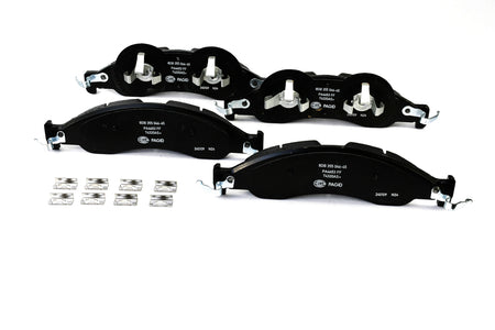 HELLA Brakes Ceramic & Semi-Metallic Disc Brake Pad Set - 355046451