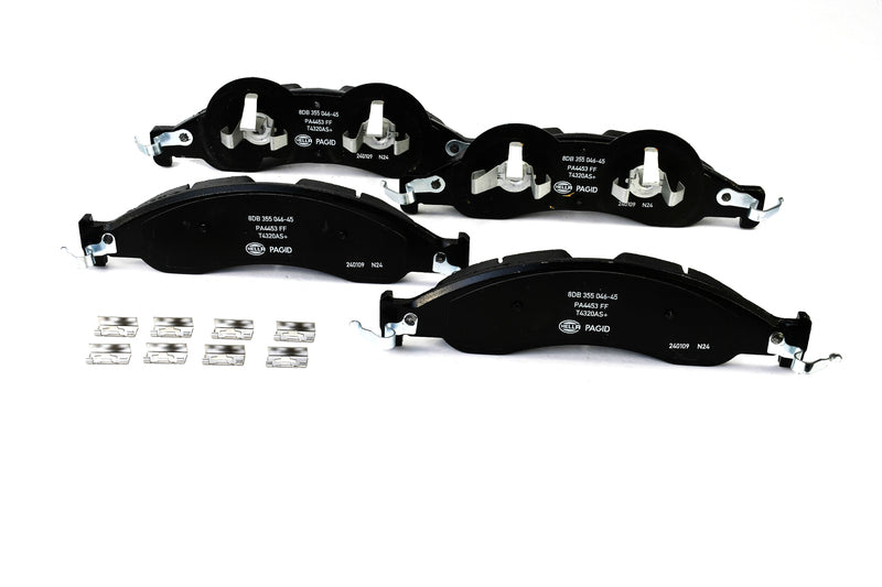 HELLA Brakes Ceramic & Semi-Metallic Disc Brake Pad Set - 355046451