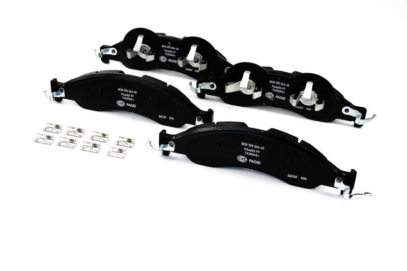 HELLA Brakes Ceramic & Semi-Metallic Disc Brake Pad Set - 355046451