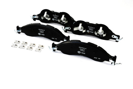HELLA Brakes Ceramic & Semi-Metallic Disc Brake Pad Set - 355046451