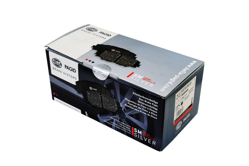HELLA Brakes Ceramic & Semi-Metallic Disc Brake Pad Set - 355046451