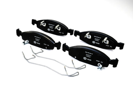 HELLA Brakes Ceramic & Semi-Metallic Disc Brake Pad Set - 355046511