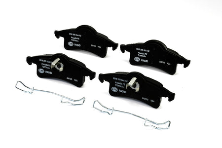 HELLA Brakes Ceramic & Semi-Metallic Disc Brake Pad Set - 355046521