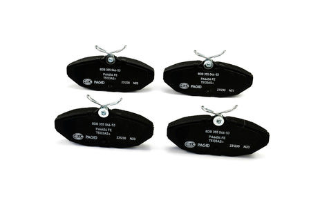 HELLA Brakes Ceramic & Semi-Metallic Disc Brake Pad Set - 355046531