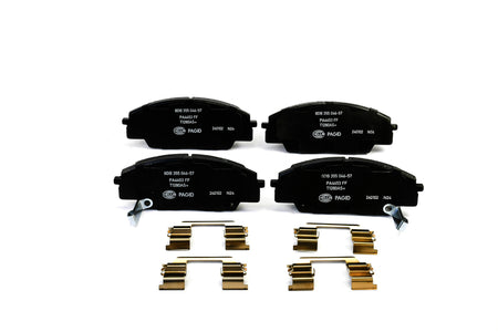 HELLA Brakes Ceramic & Semi-Metallic Disc Brake Pad Set - 355046571