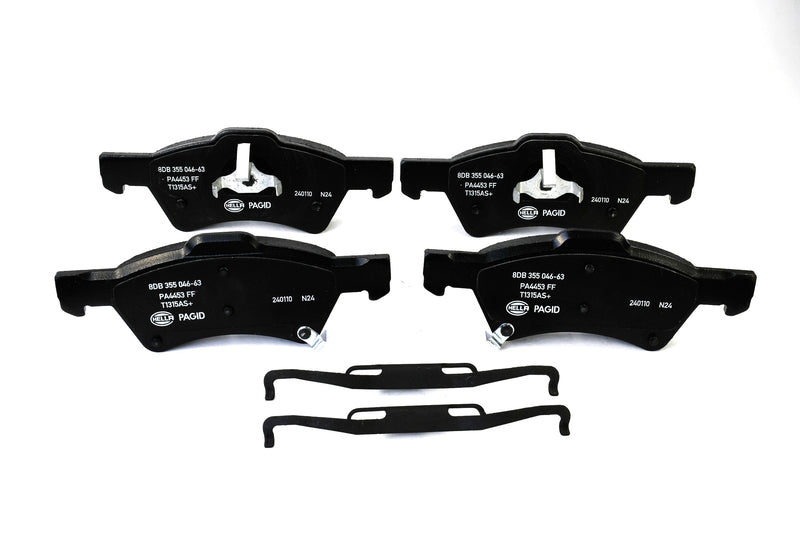 HELLA Brakes Ceramic & Semi-Metallic Disc Brake Pad Set - 355046631