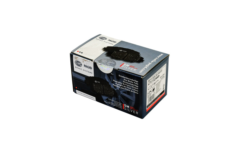 HELLA Brakes Ceramic & Semi-Metallic Disc Brake Pad Set - 355046651